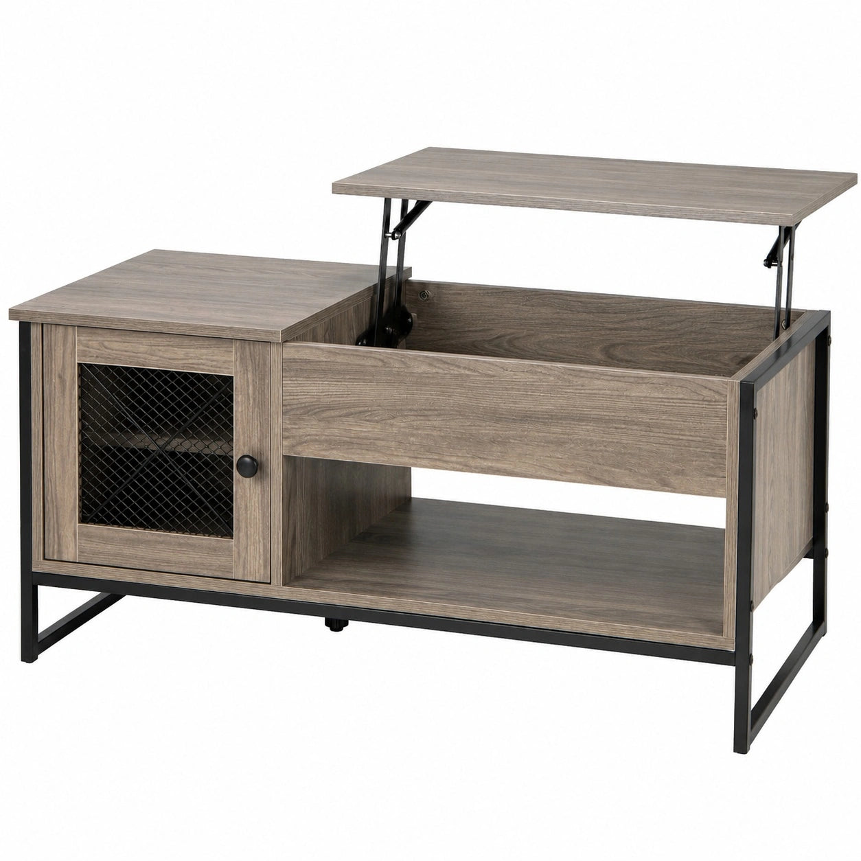table-basse-relevable-avec-compartiments-de-rangement-et-cadre-en-metal-kghua11833ua